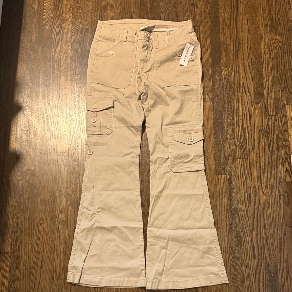La Hearts Beige Buttoned Pants
